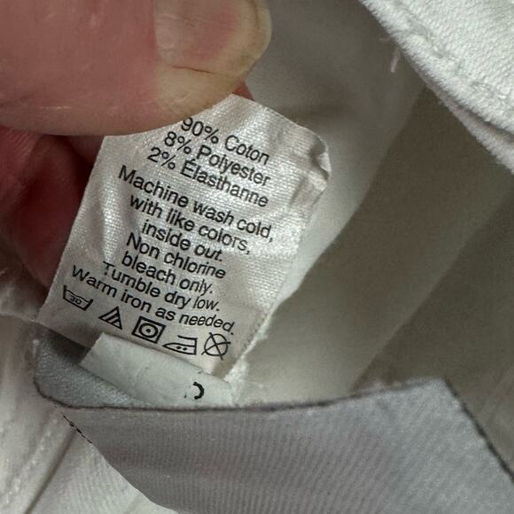 Madewell High Riser Skinny Skinny White Jeans Size 25 - Picture 6 of 7